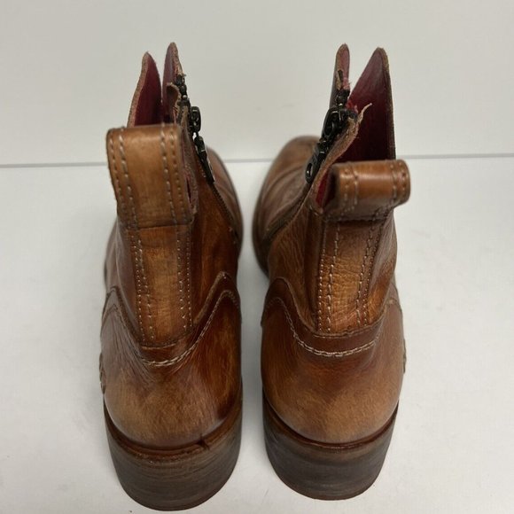 Bedstu Women's Tabitha Tan Leather Boots, Size 9.5 M - Picture 4 of 6